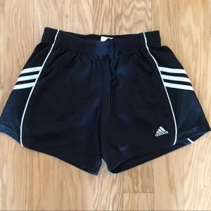 Adidas black athletic shorts size S worn once